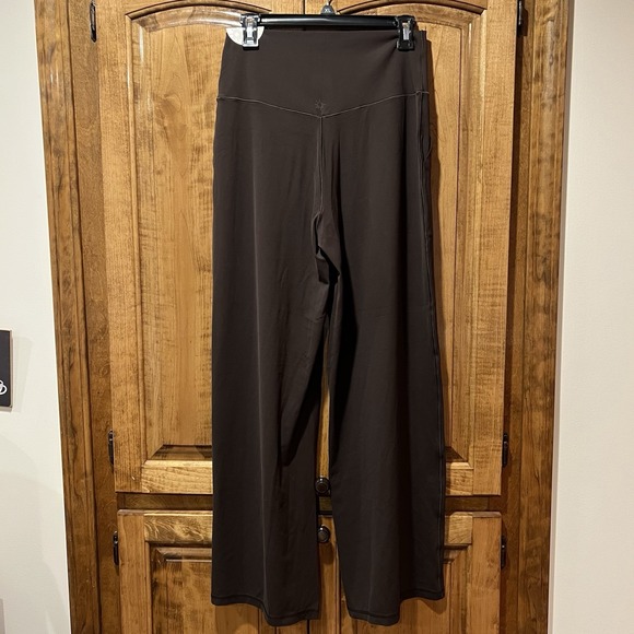 OFFLINE By Aerie Real Me Xtra Trouser Hi Rise Deep Earth Brown Short Large L - Picture 2 of 11